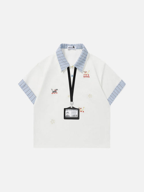 Polo Nastolga Chat - Blanc / S