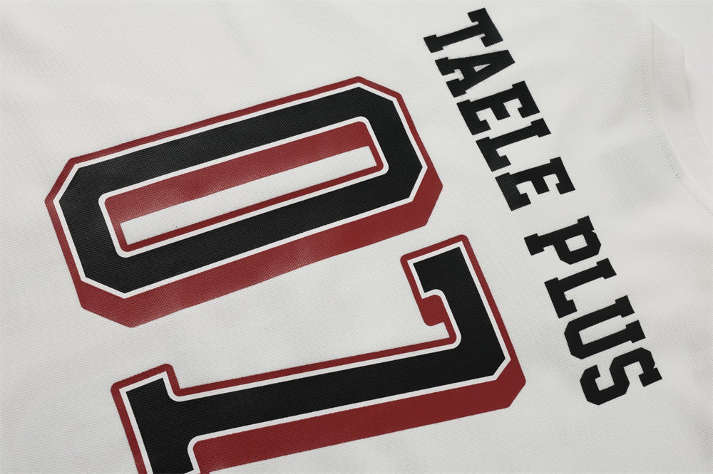 Navy Blue Two-Tone '07' Jersey Top