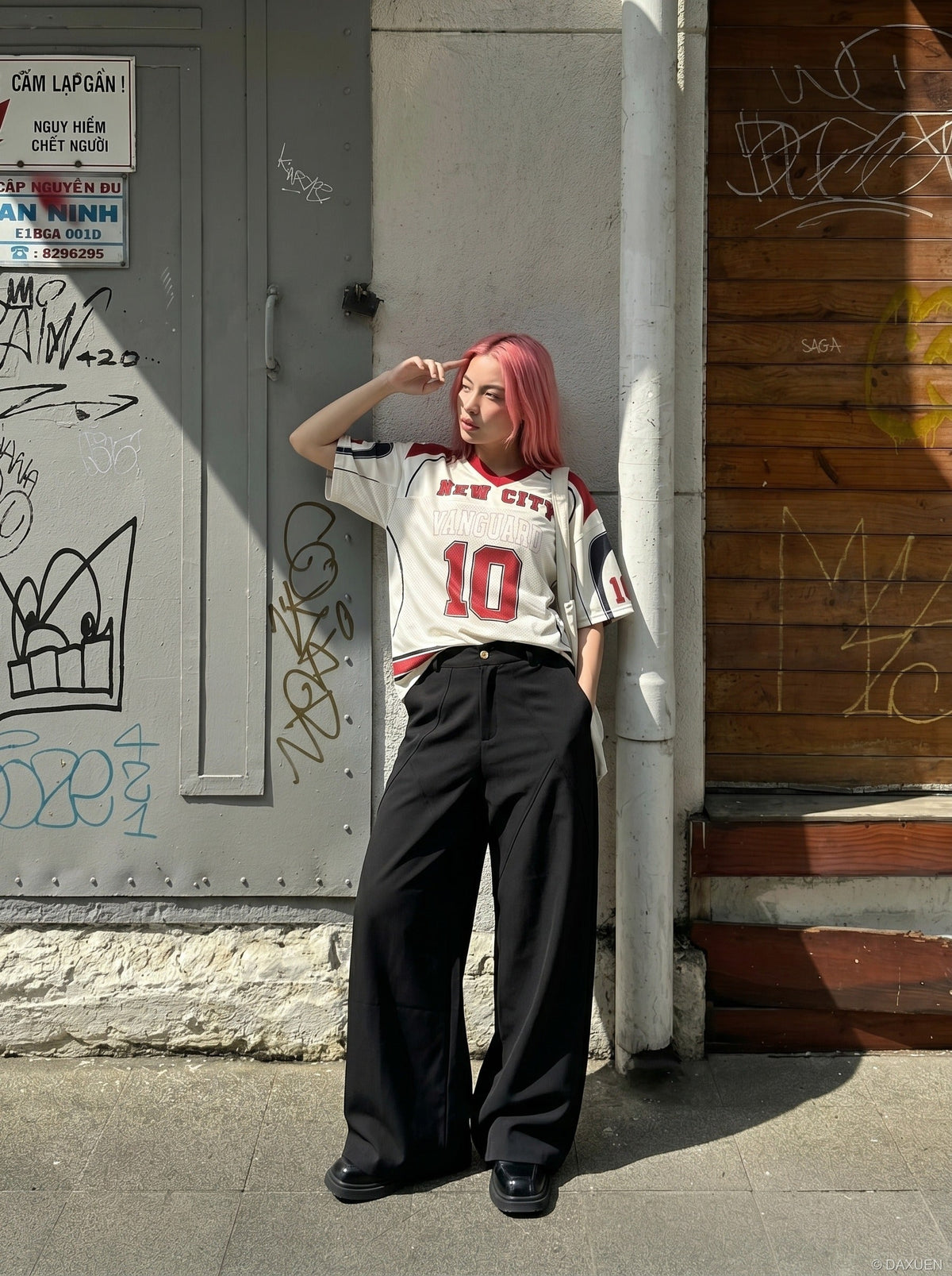 New City V-Neck Sports Jersey