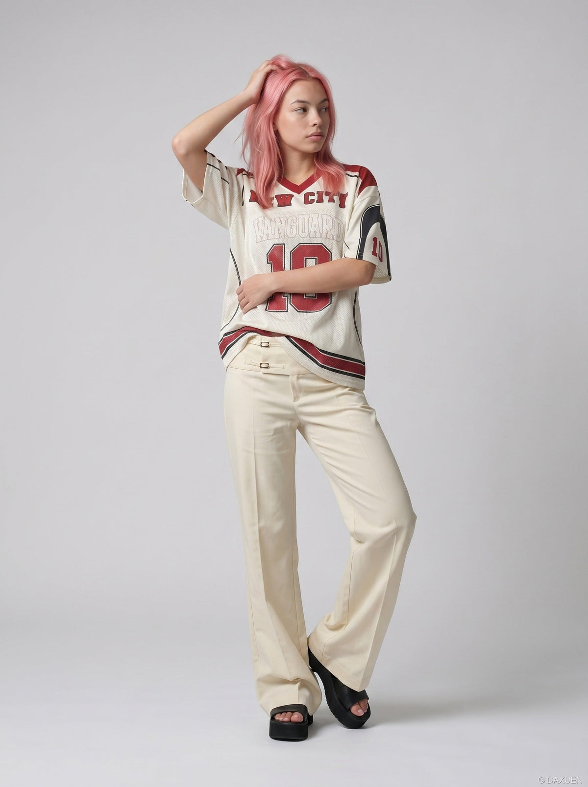 New City V-Neck Sports Jersey