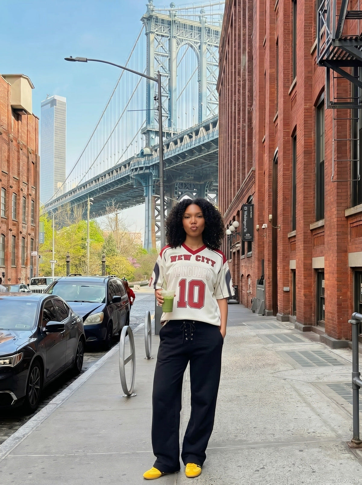 New City V-Neck Sports Jersey