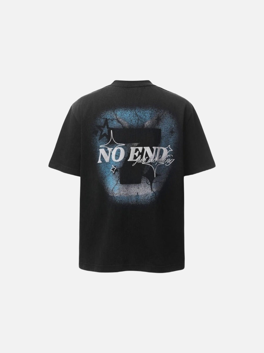 No End Graphic Oversized T-Shirt