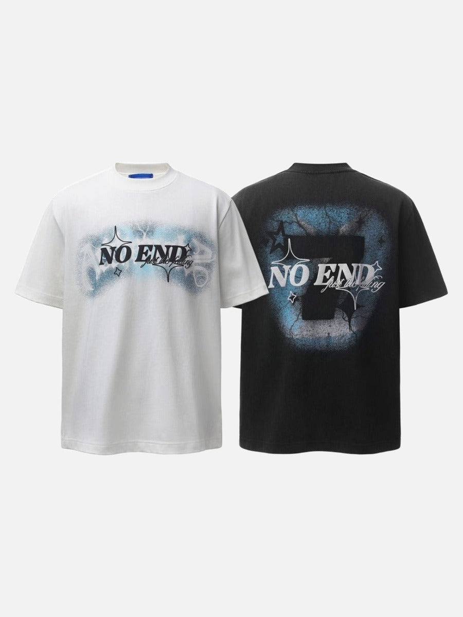 No End Graphic Oversized T-Shirt
