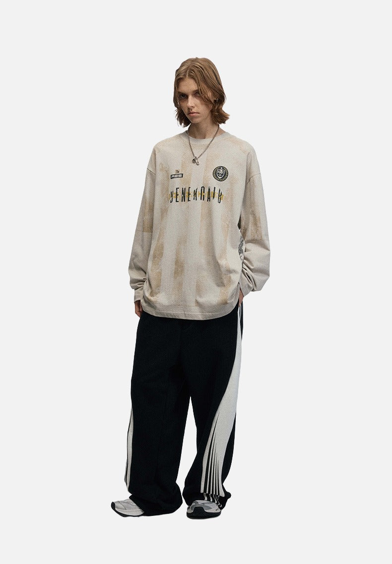 Vintage Striped Football Tee