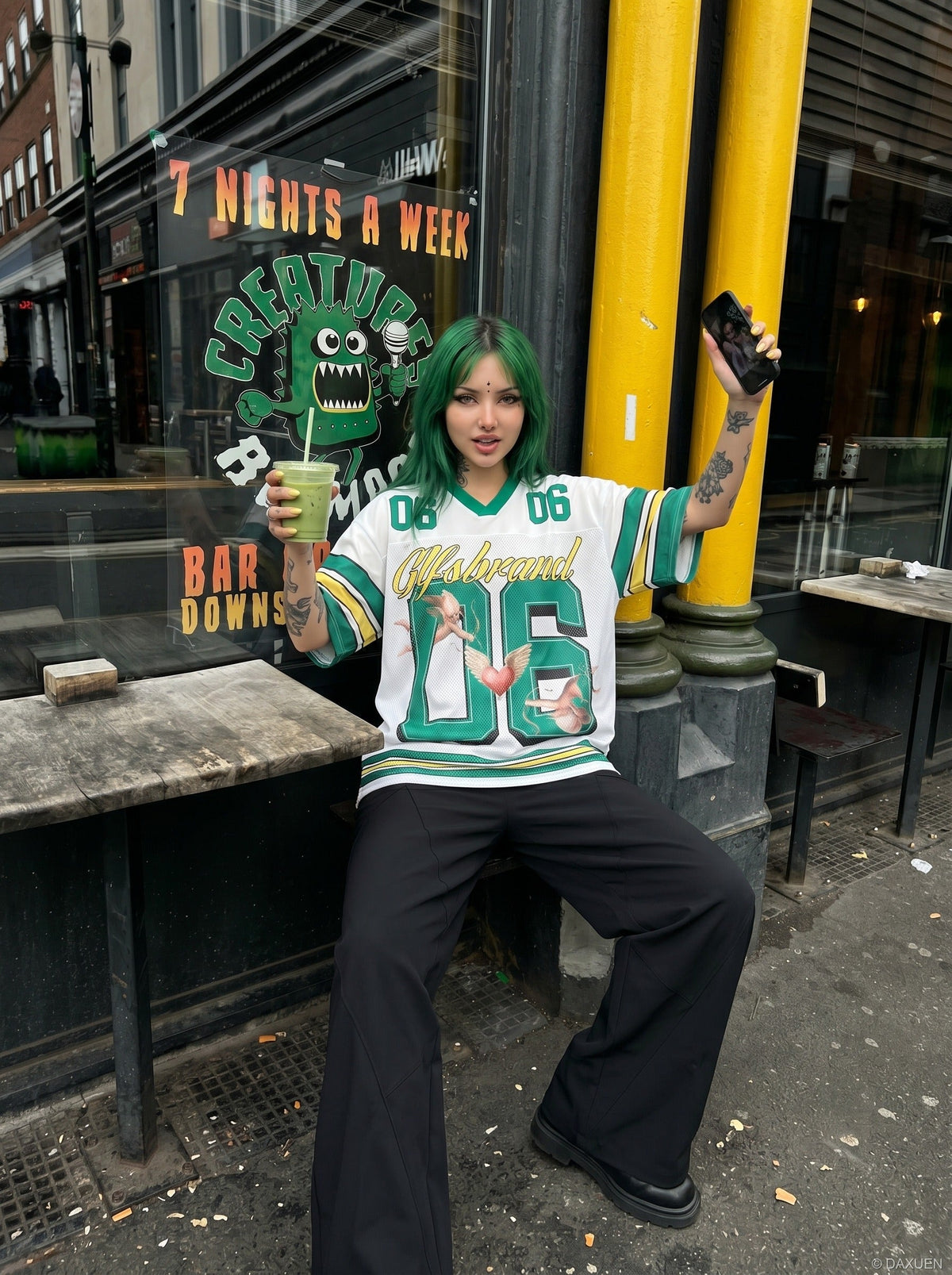 Oversized Graphic Jersey T-Shirt