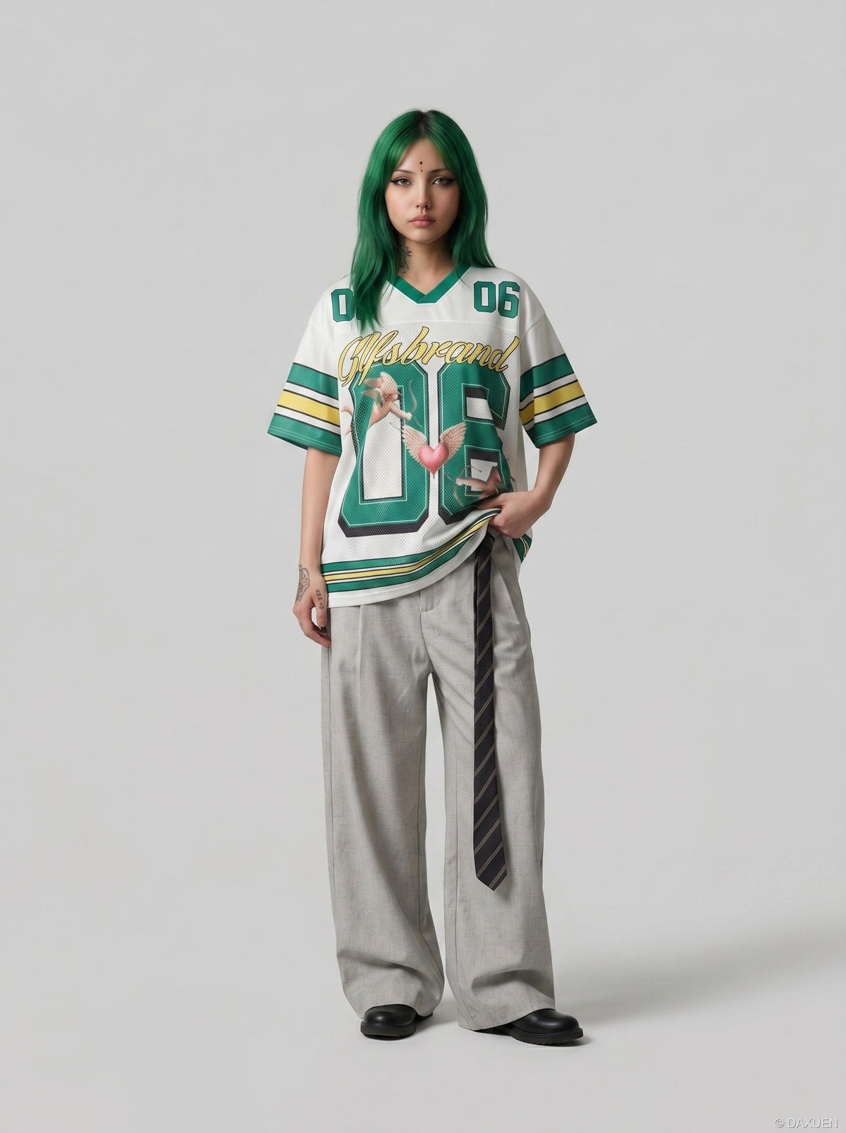 Oversized Graphic Jersey T-Shirt