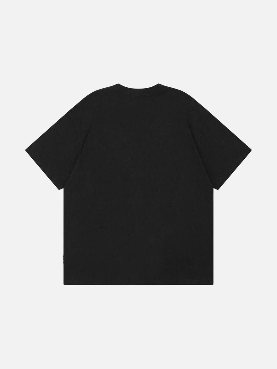 Playful Cat Graphic T-Shirt