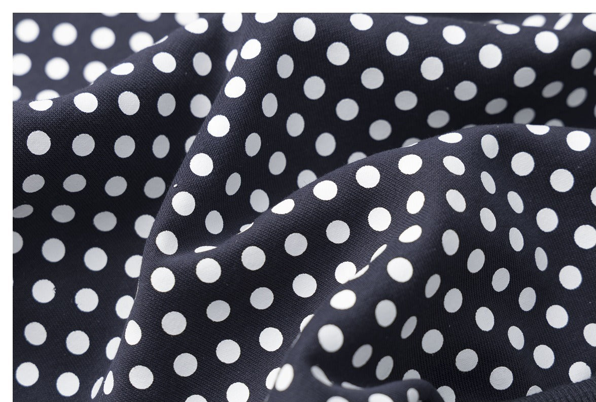 Polka Dot Full-Zip Track Jacket