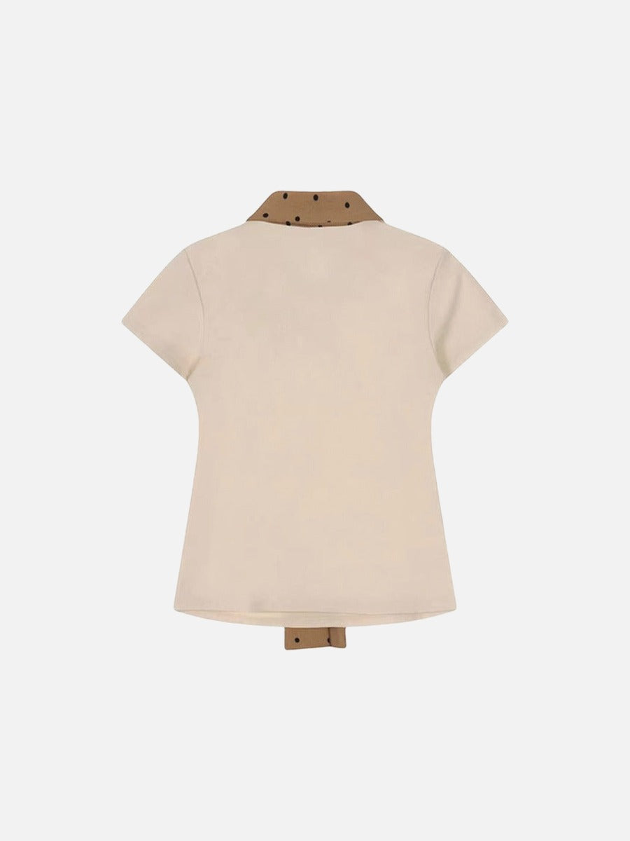 Polka Dot Question Mark Polo Shirt