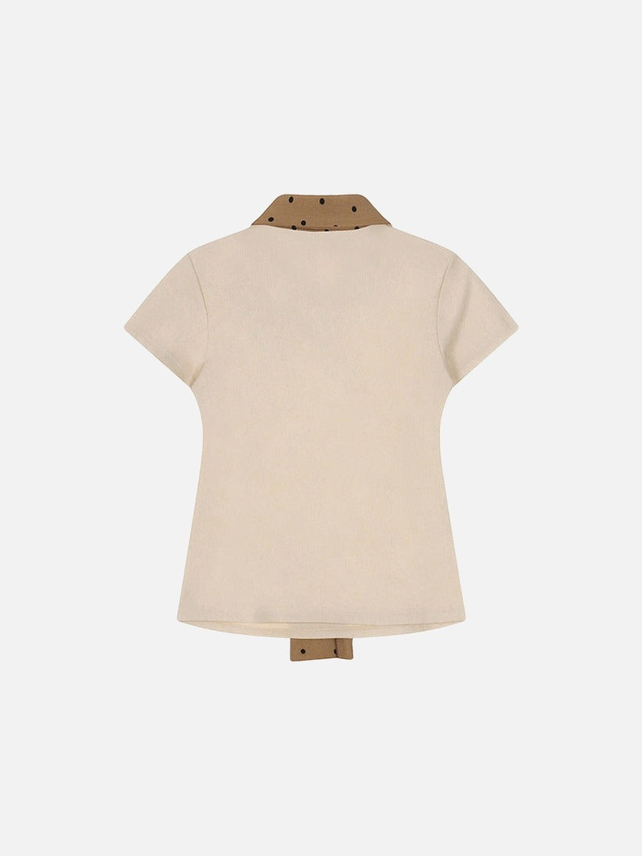 Polka Dot Question Mark Polo Shirt