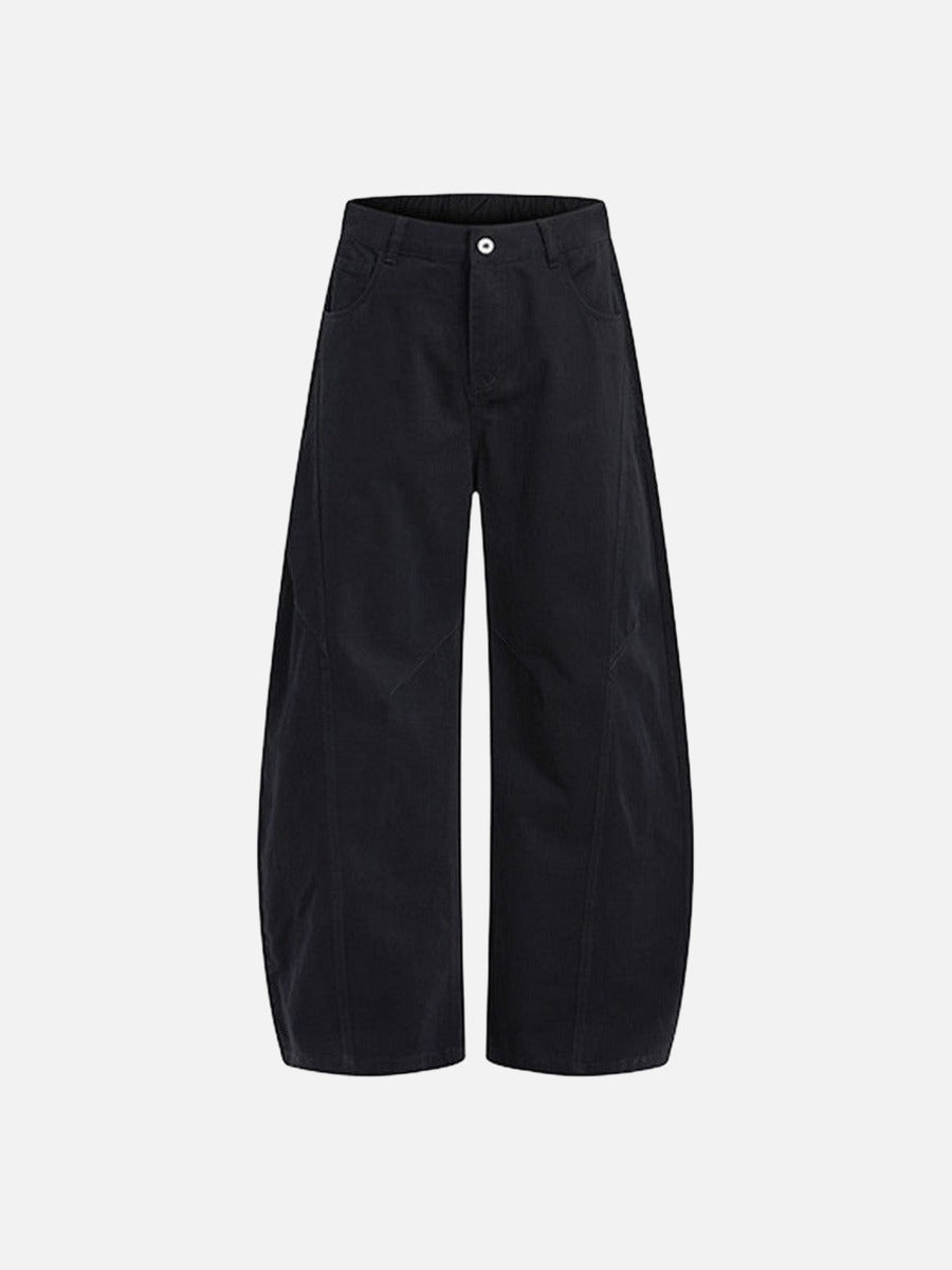 DAXUEN Oversized wide-leg pants with puddle effect