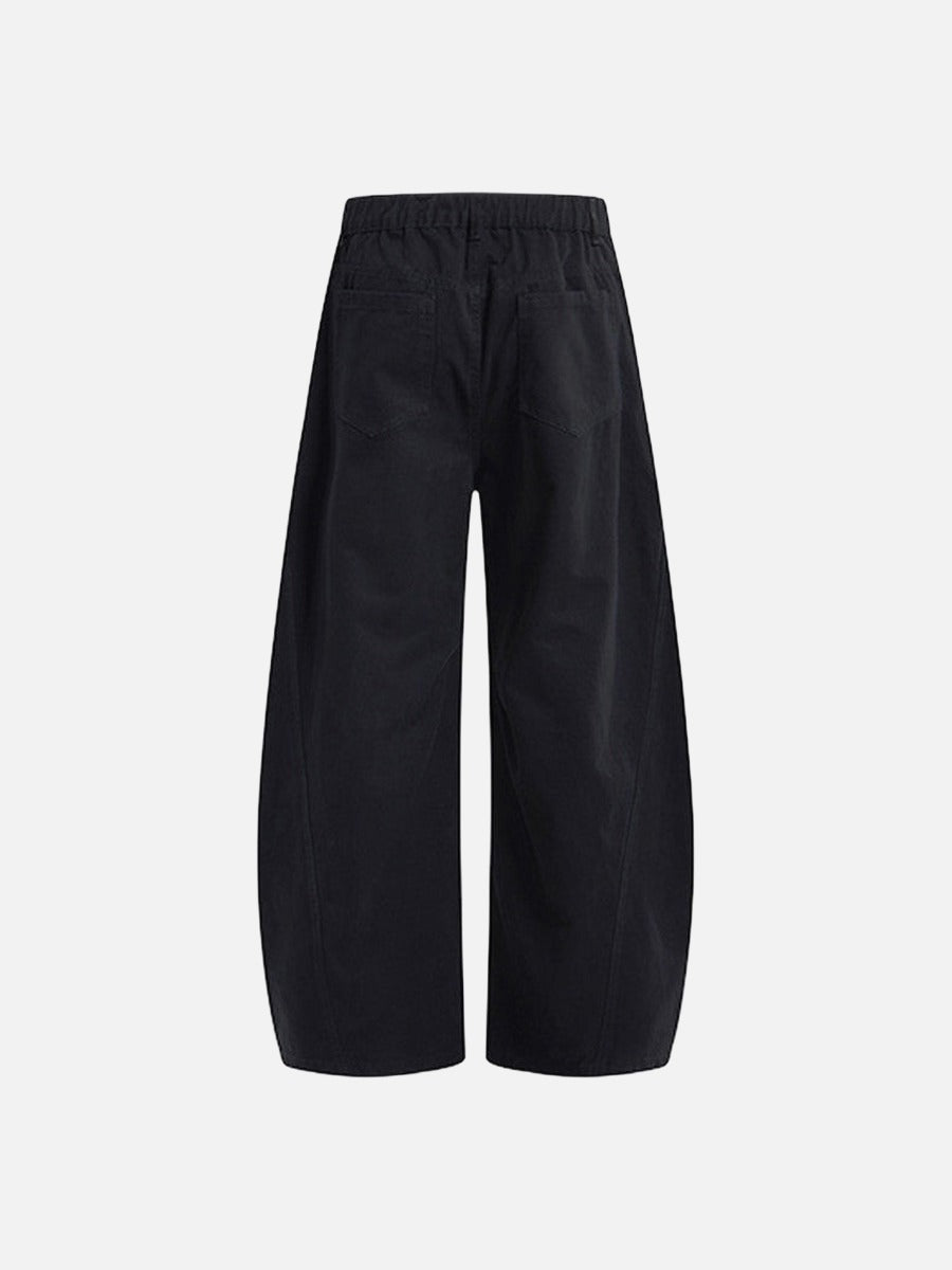DAXUEN Oversized wide-leg pants with puddle effect