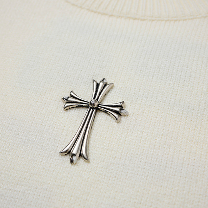 Red Cross Graphics Knitted Sweater