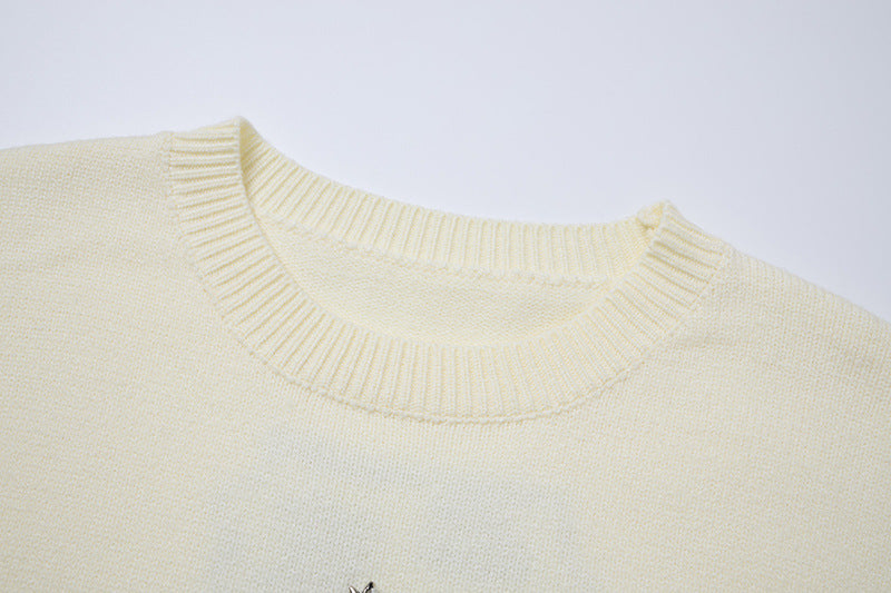 Red Cross Graphics Knitted Sweater