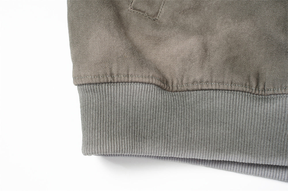 DAXUEN sage green oversized waffle knit hoodie