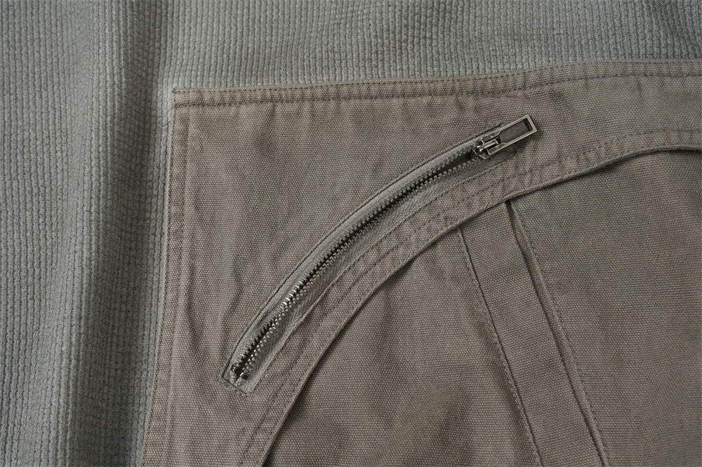 DAXUEN sage green oversized waffle knit hoodie