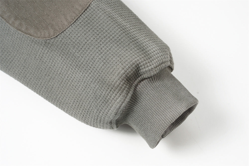 DAXUEN sage green oversized waffle knit hoodie