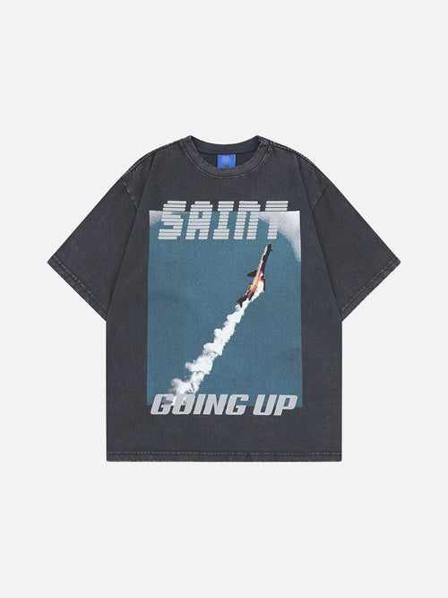 Saint Rocket Grafik-T-Shirt - Schwarz / S