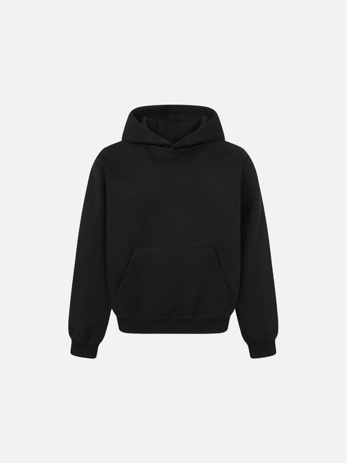 Moletom Oversized com Bordado em Script - Preto / M
