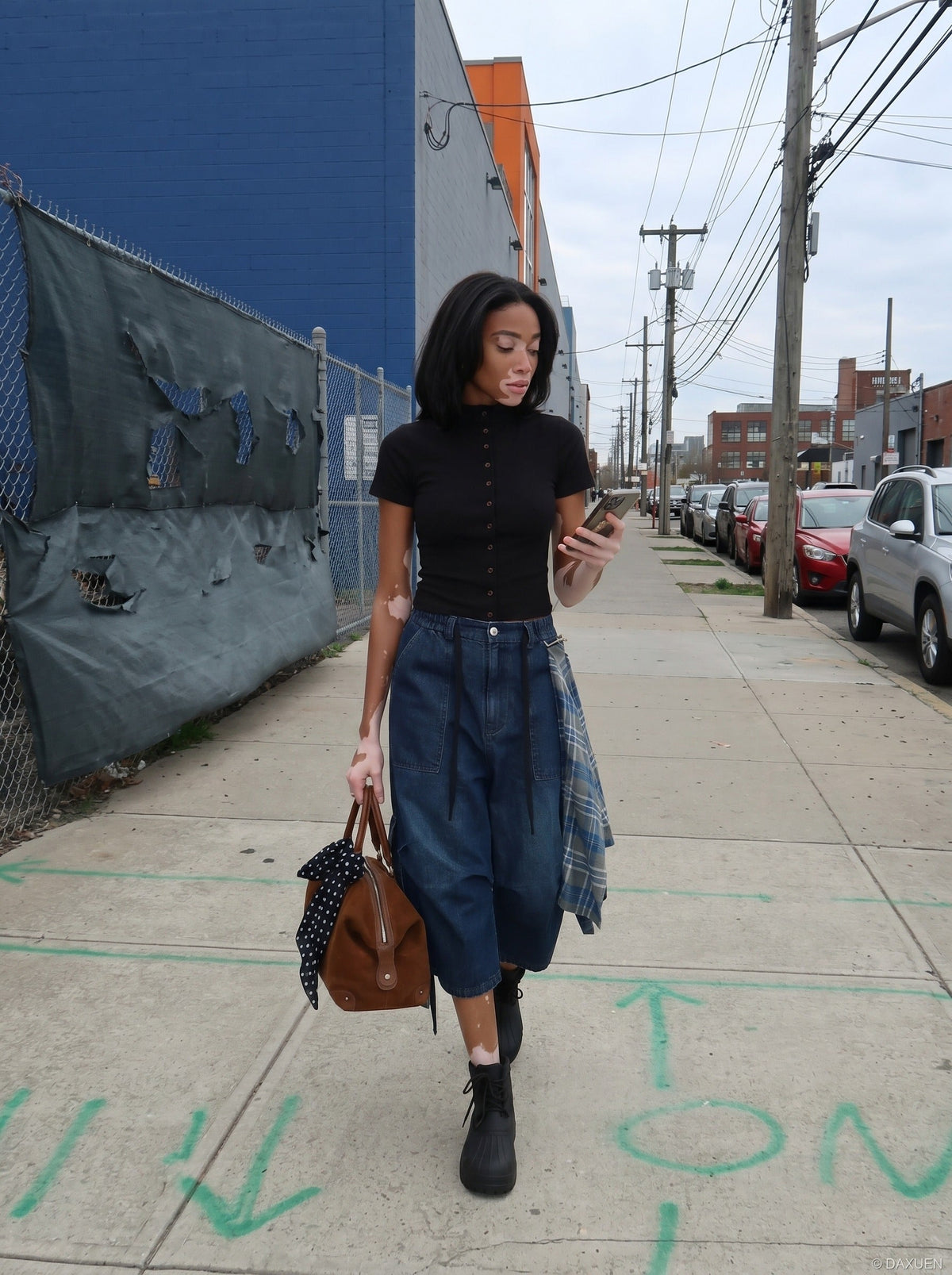 Sleek Mock Neck Buttoned Top