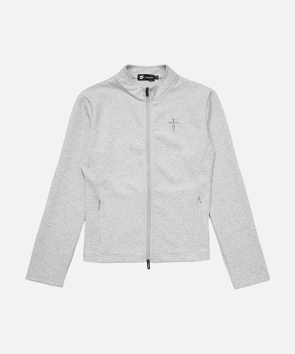 DAXUEN Slim-fit mock neck zip jacket