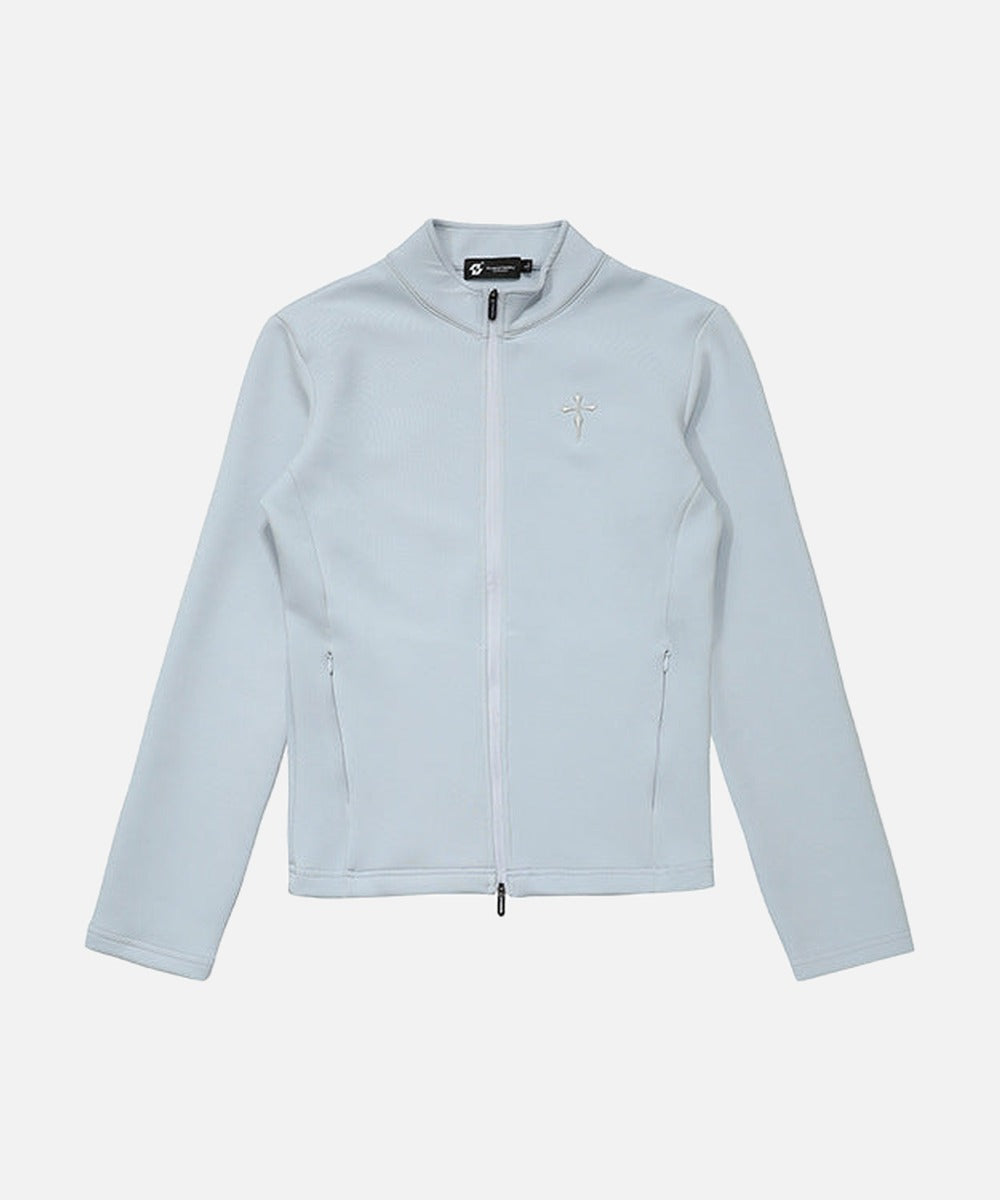 DAXUEN Slim-fit mock neck zip jacket