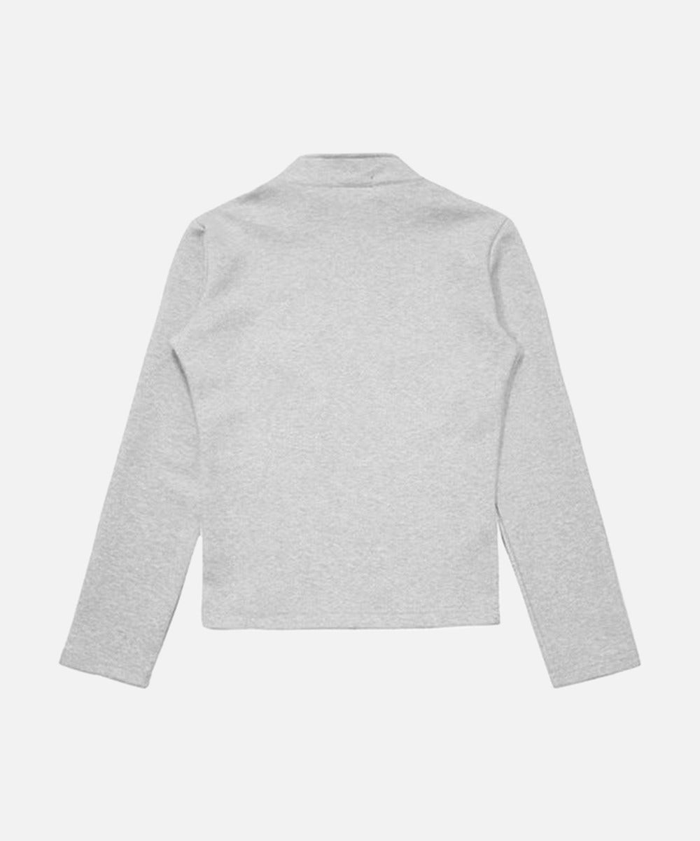 DAXUEN Slim-fit mock neck zip jacket