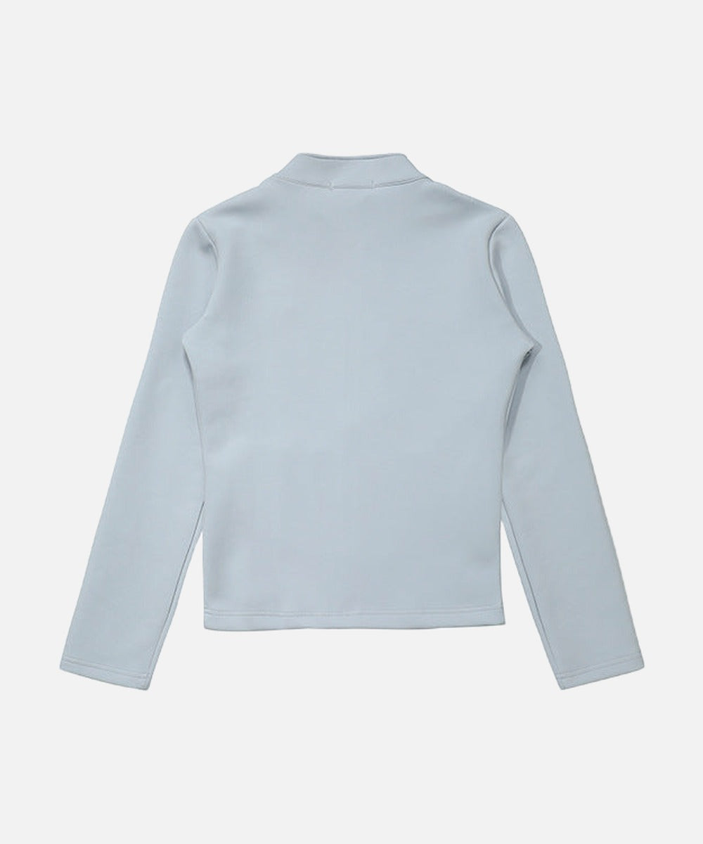 DAXUEN Slim-fit mock neck zip jacket