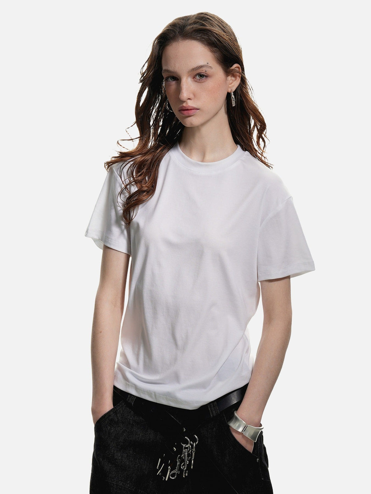 Small Logo Black Regular Fit T-Shirt