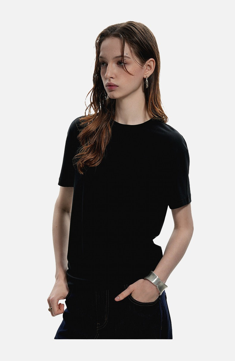 Small Logo Black Regular Fit T-Shirt