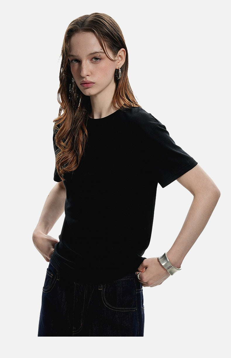 Small Logo Black Regular Fit T-Shirt