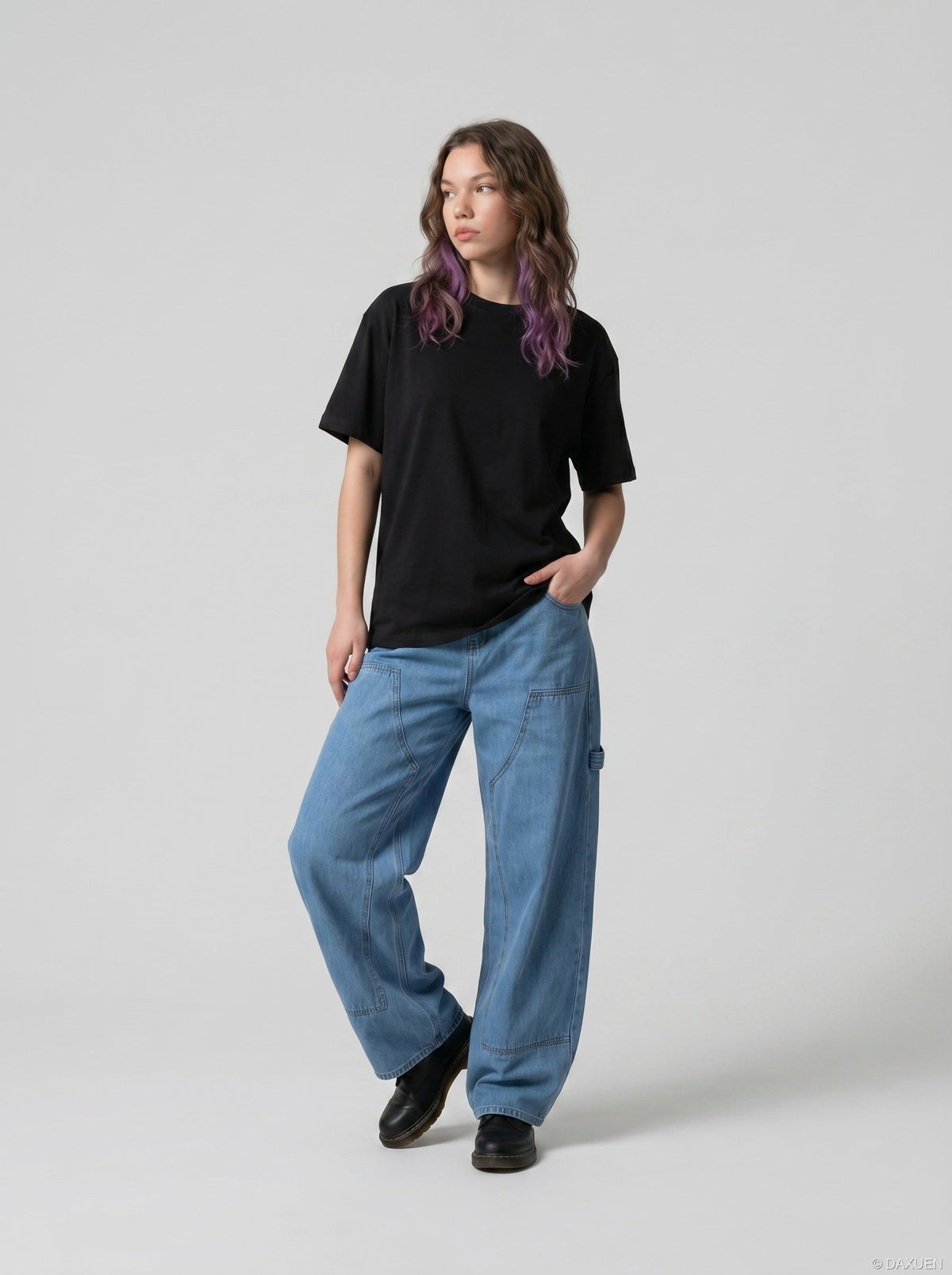 Small Logo Black Regular Fit T-Shirt
