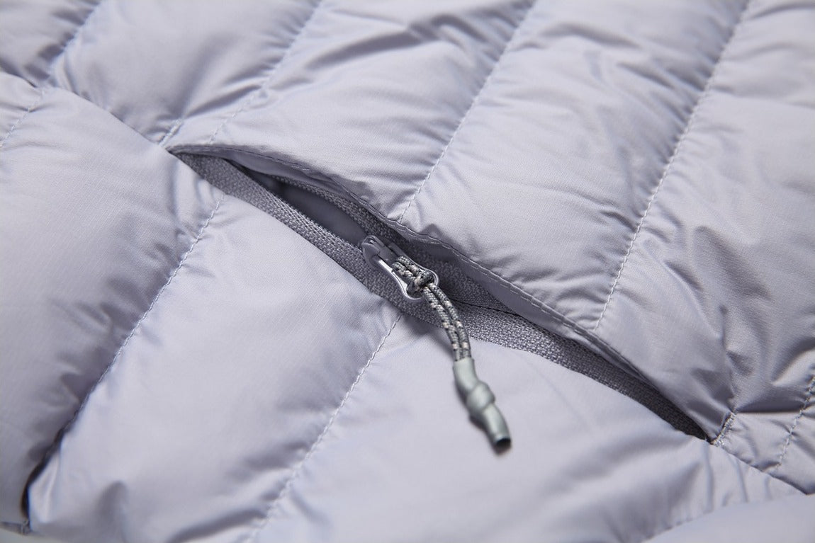 Solid Color Lightweight Puffer Jacket
