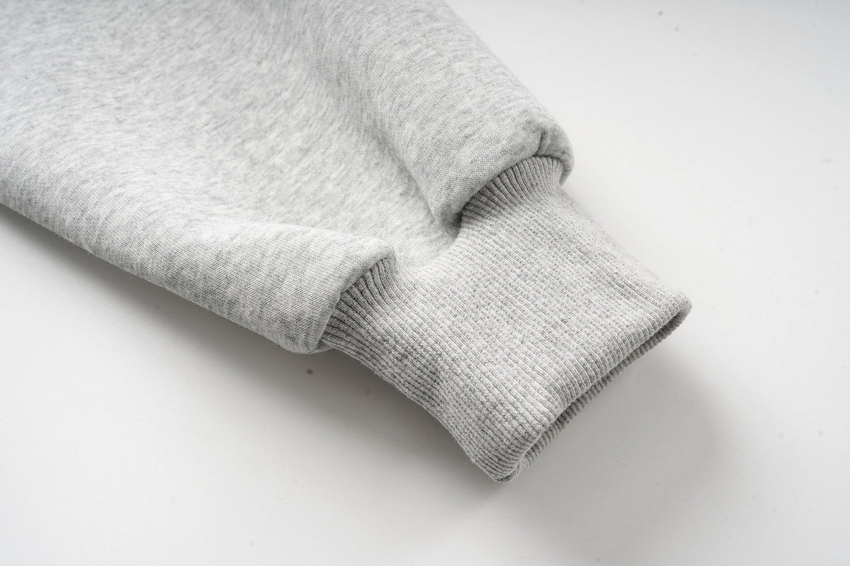 DAXUEN heather grey oversized sequined wing hoodie and sweatpants set