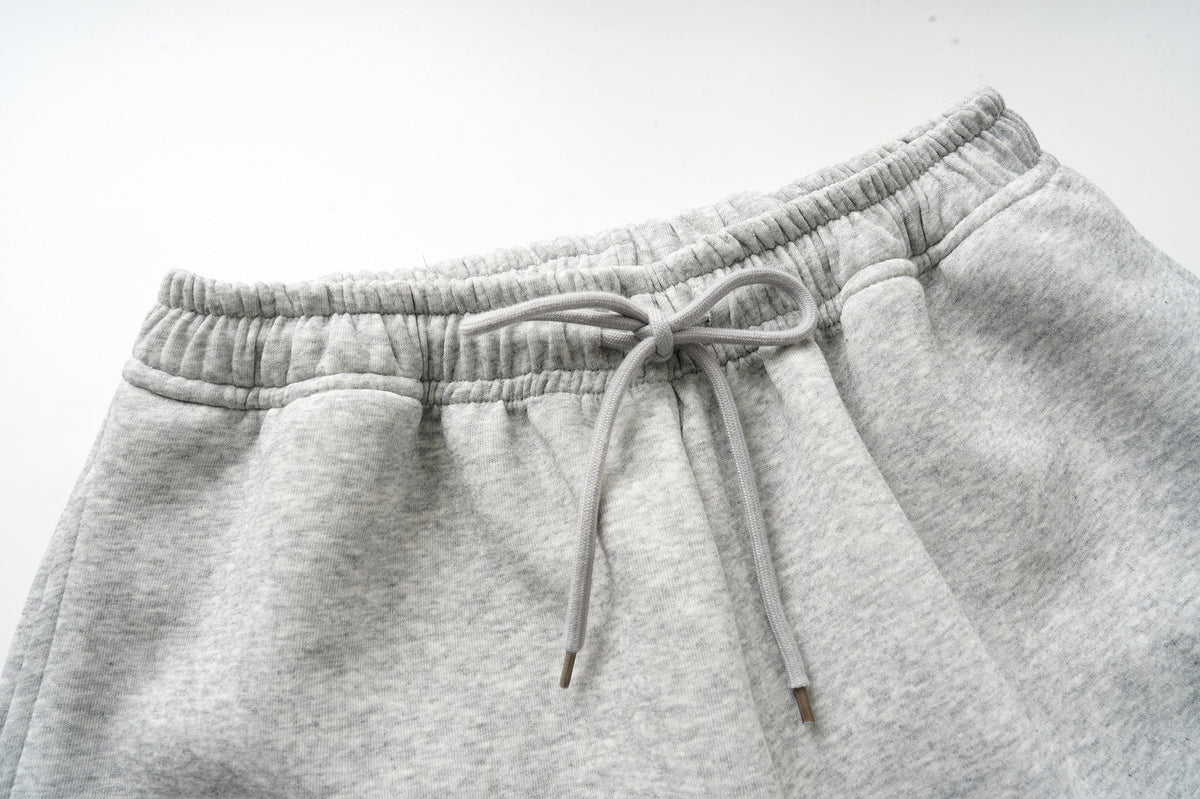 DAXUEN heather grey oversized sequined wing hoodie and sweatpants set