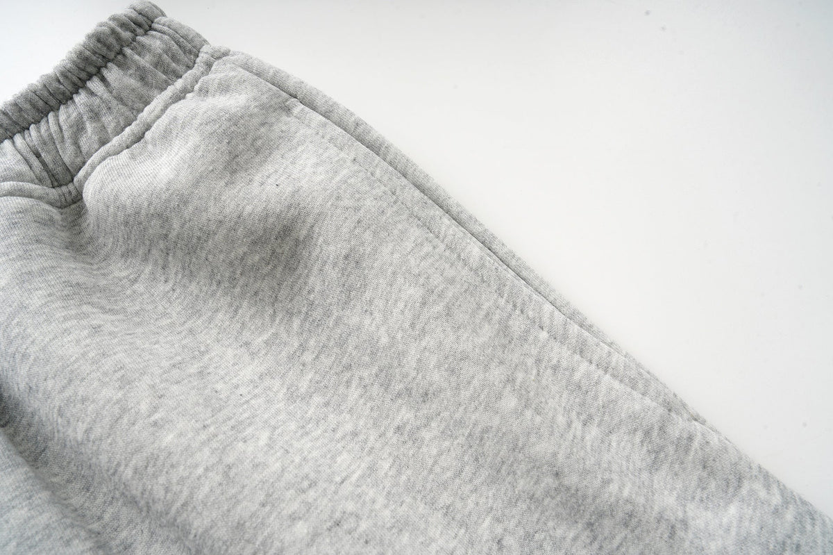 DAXUEN heather grey oversized sequined wing hoodie and sweatpants set