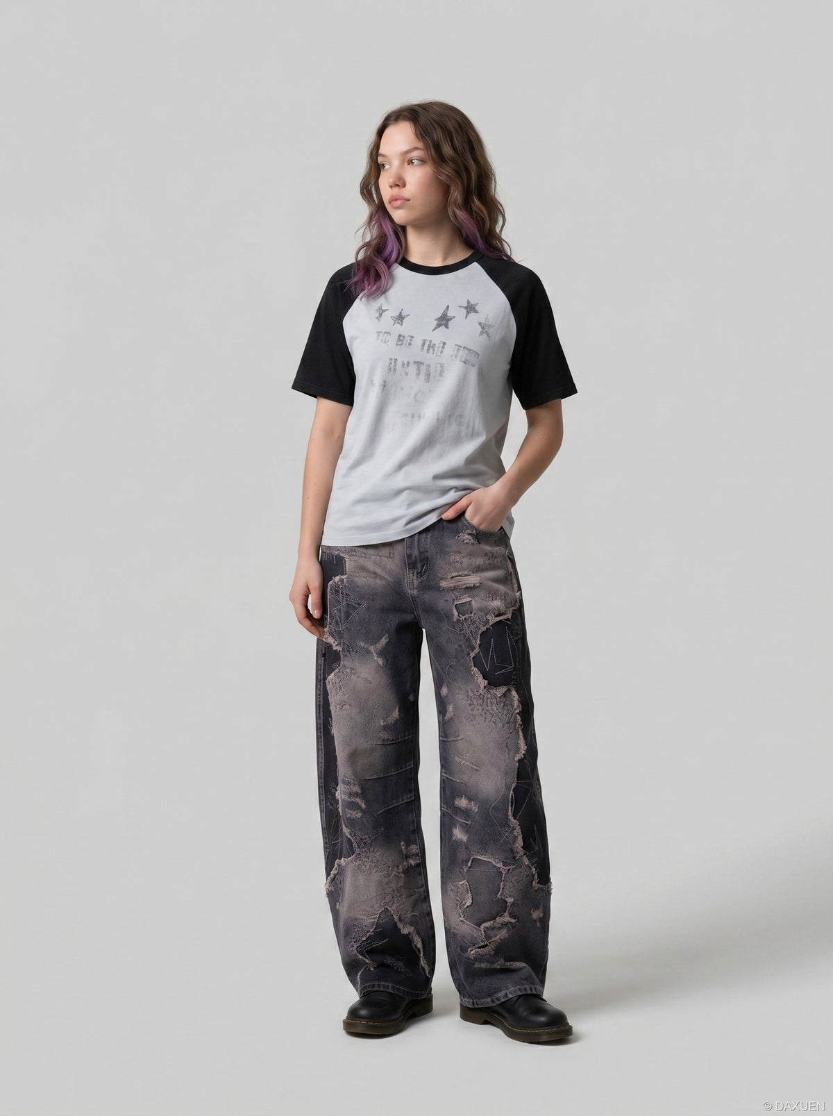 Star-Raglan-T-Shirt