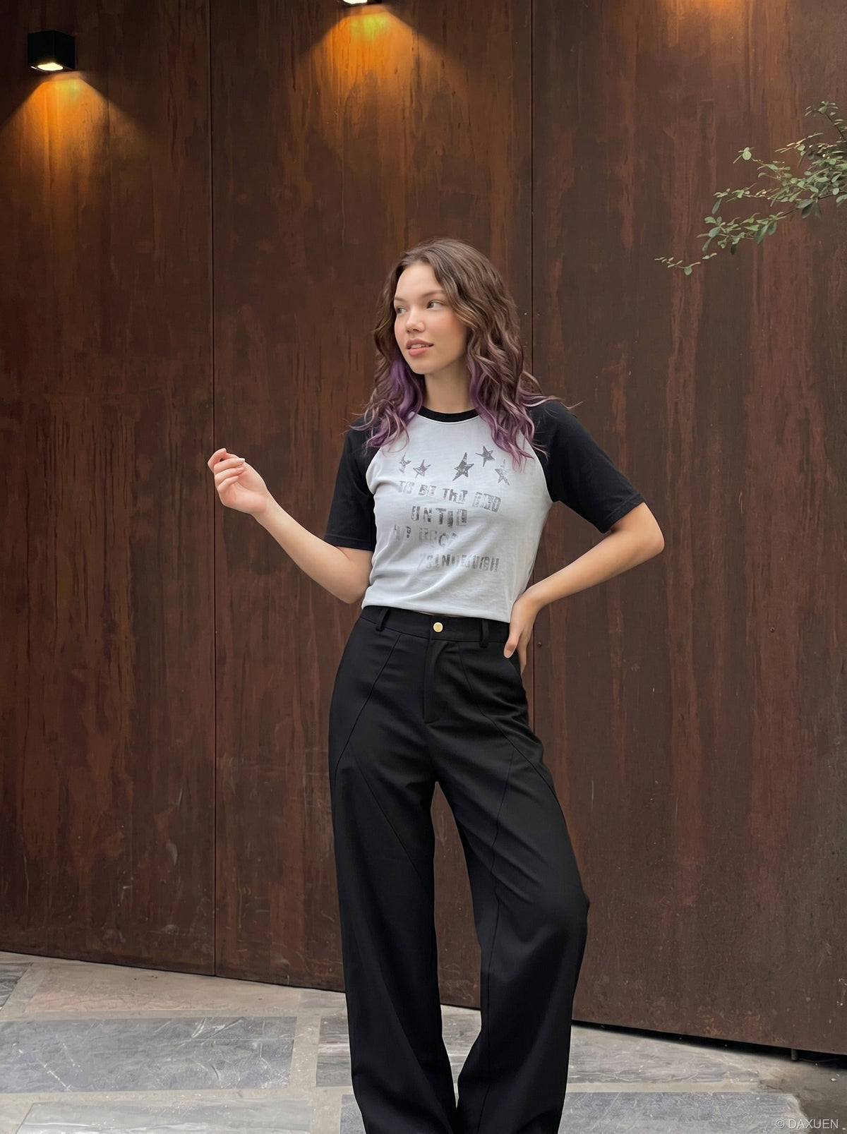 Star-Raglan-T-Shirt