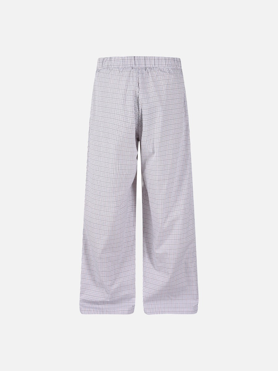 DAXUEN light plaid wide-leg trousers
