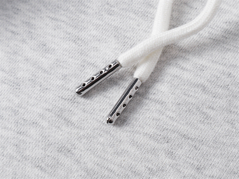 Textured Dog Graphic Wide-Leg Sweatpants