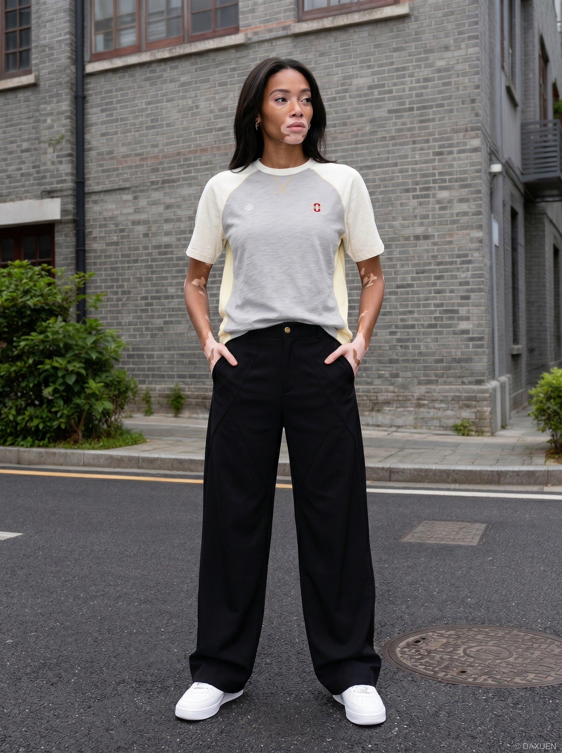 Pre-Match Textured Raglan Tee