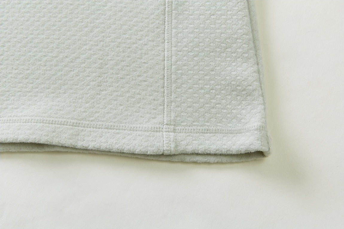 Textured Slim-Fit Half-Zip Athletic Top