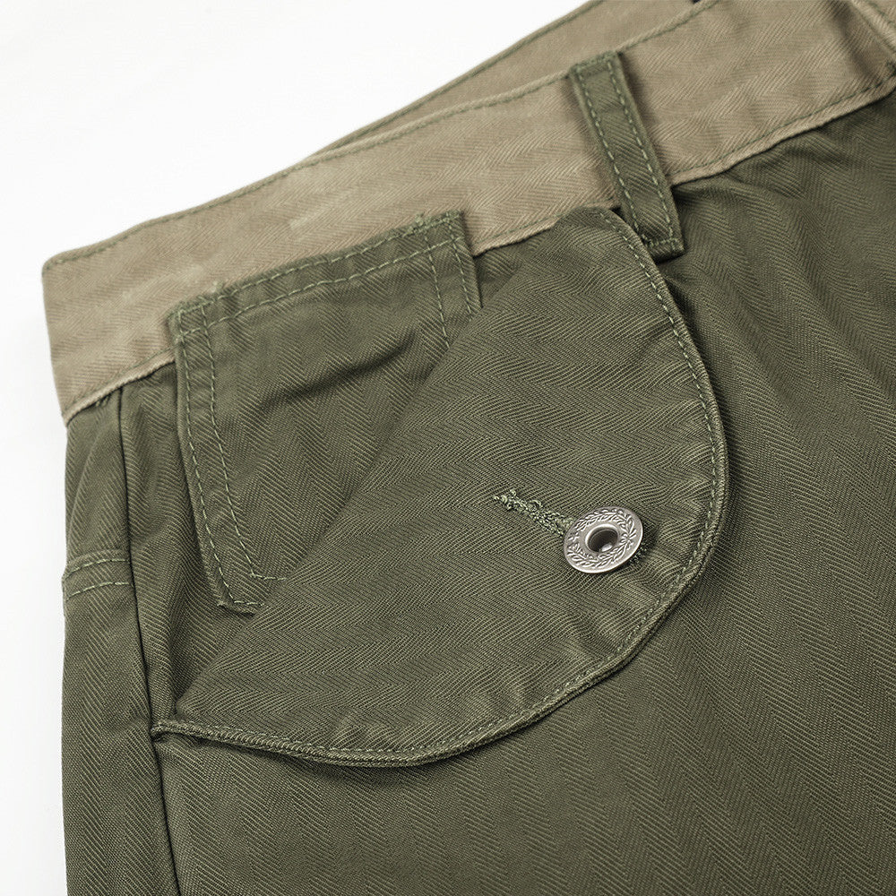 Textured Wide-Leg Trousers with Contrasting Waistband
