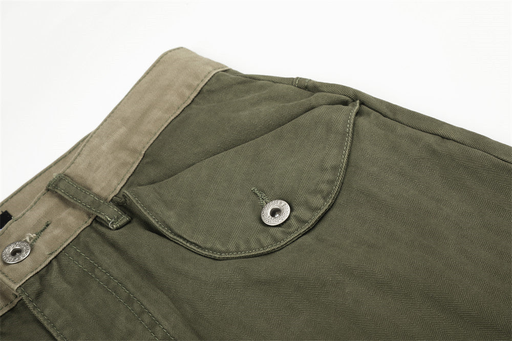 Textured Wide-Leg Trousers with Contrasting Waistband