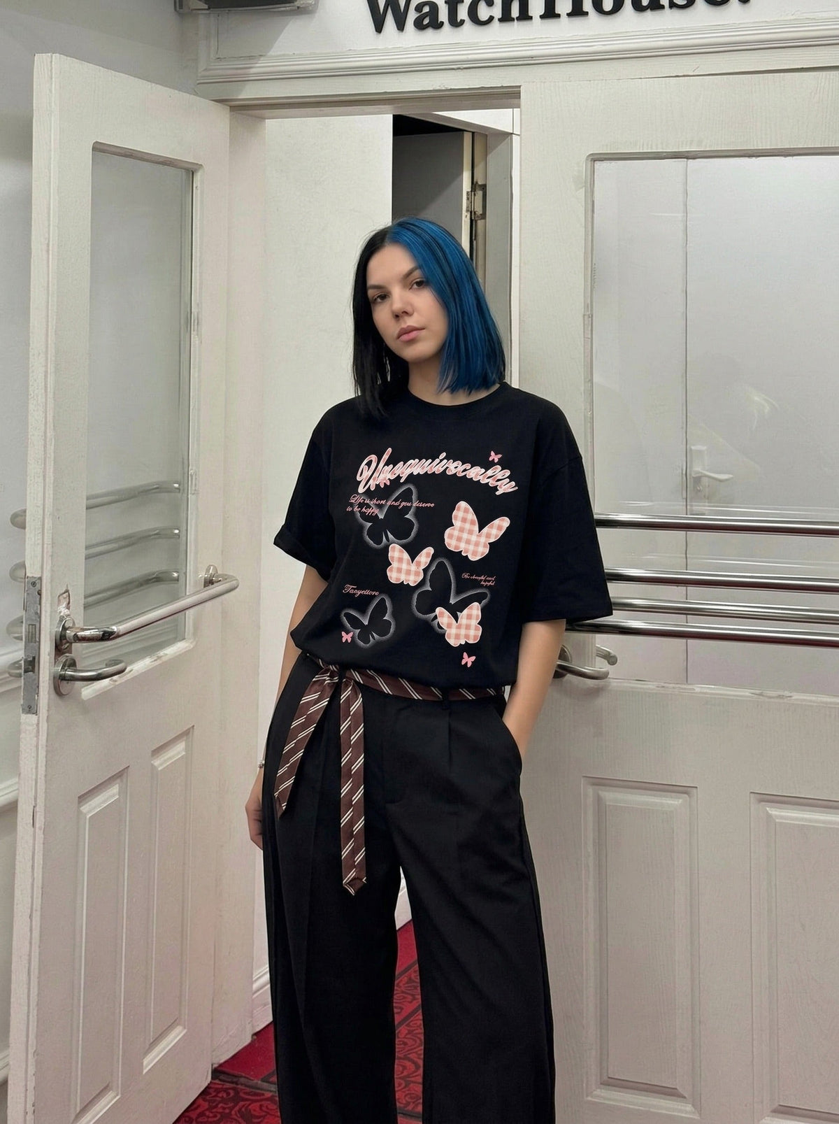 Unquestionably Butterfly Graphic T-Shirt