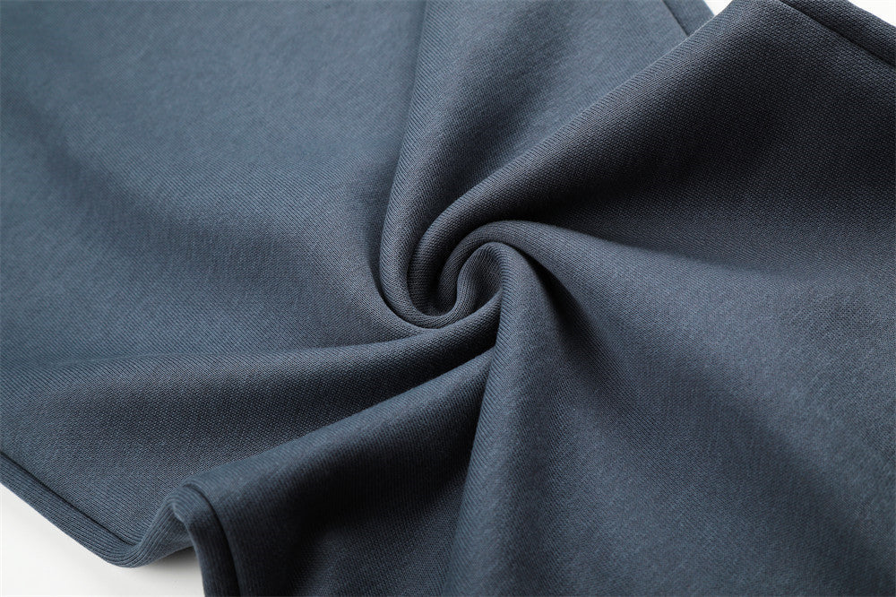 Vertical Script Print Dark Blue-Grey Sweatpants