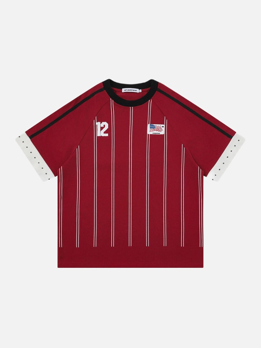 Away Kit Pinstripe Raglan Tee