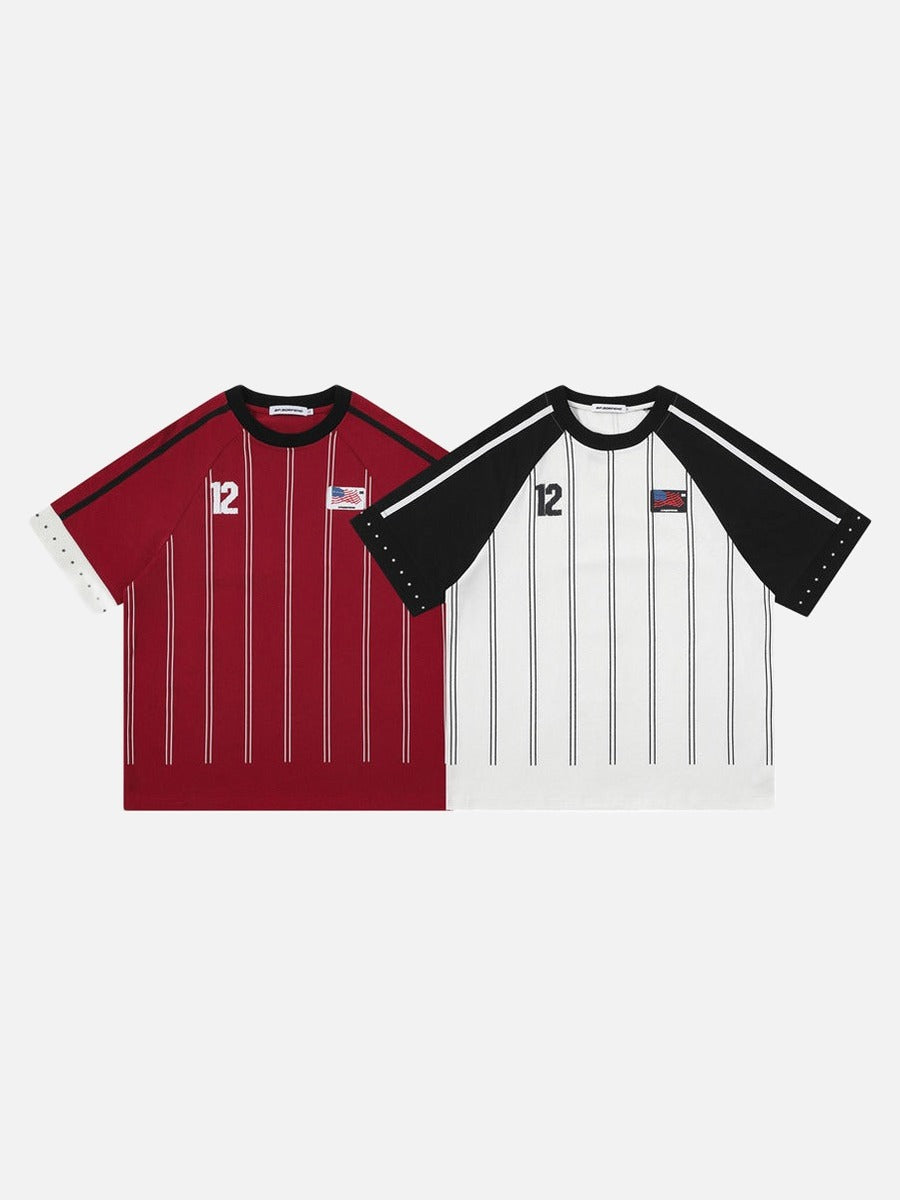 Away Kit Pinstripe Raglan Tee