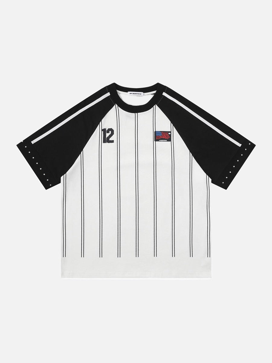 Away Kit Pinstripe Raglan Tee