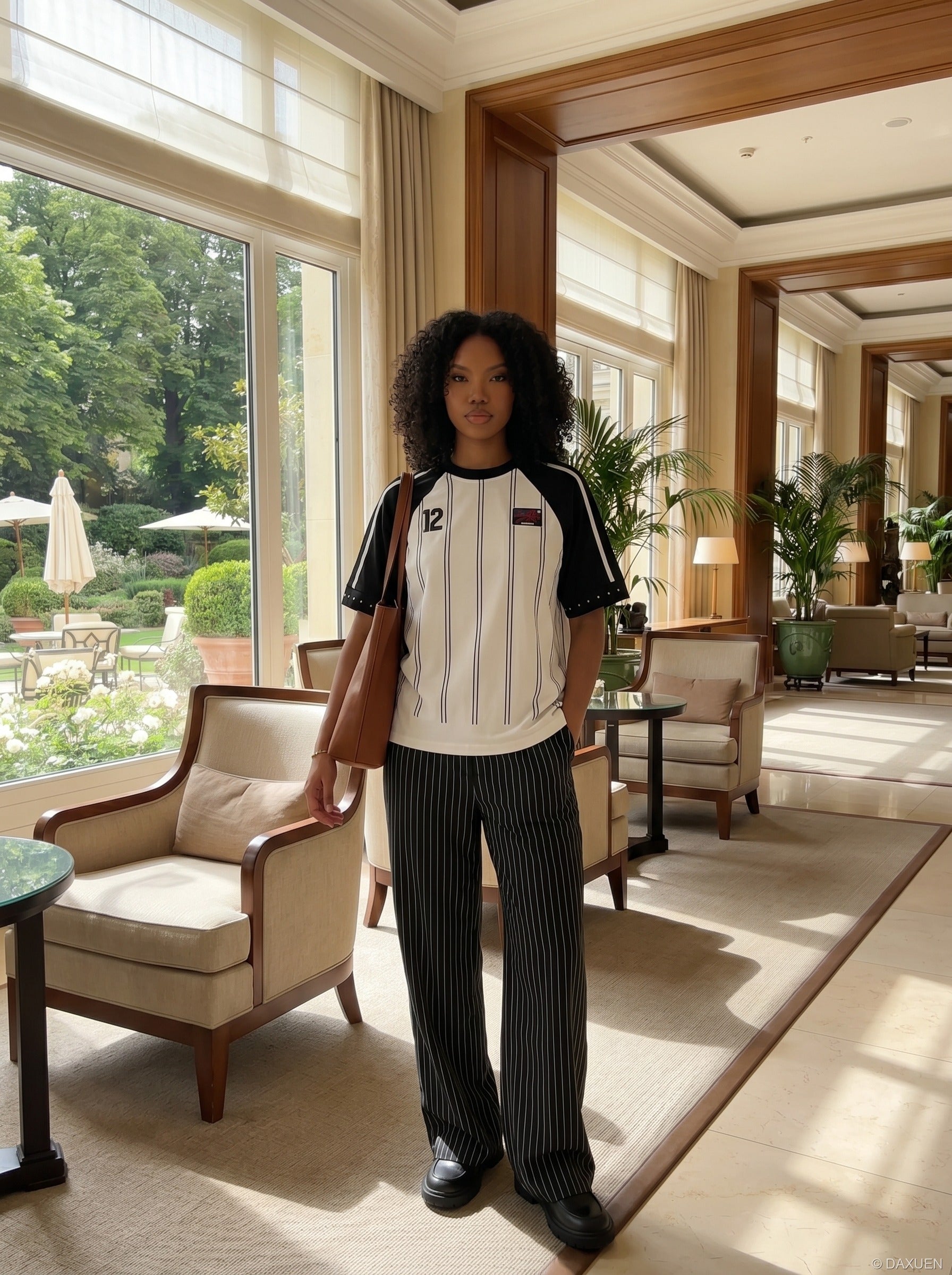 Away Kit Pinstripe Raglan Tee